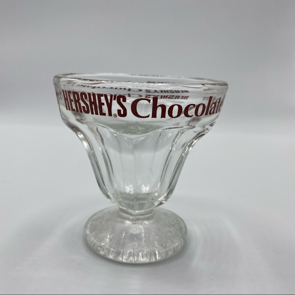 Hershey’s chocolate lovers ice cream sundae mini glass single serving dish - Picture 2 of 4